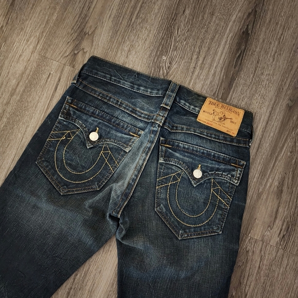 Vintage x True Religion BILLY Dark Wash Blue Jean - Picture 3 of 10